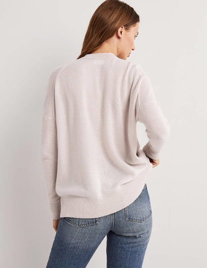 Cashmere Boyfriend Crew Jumper-Rope-3