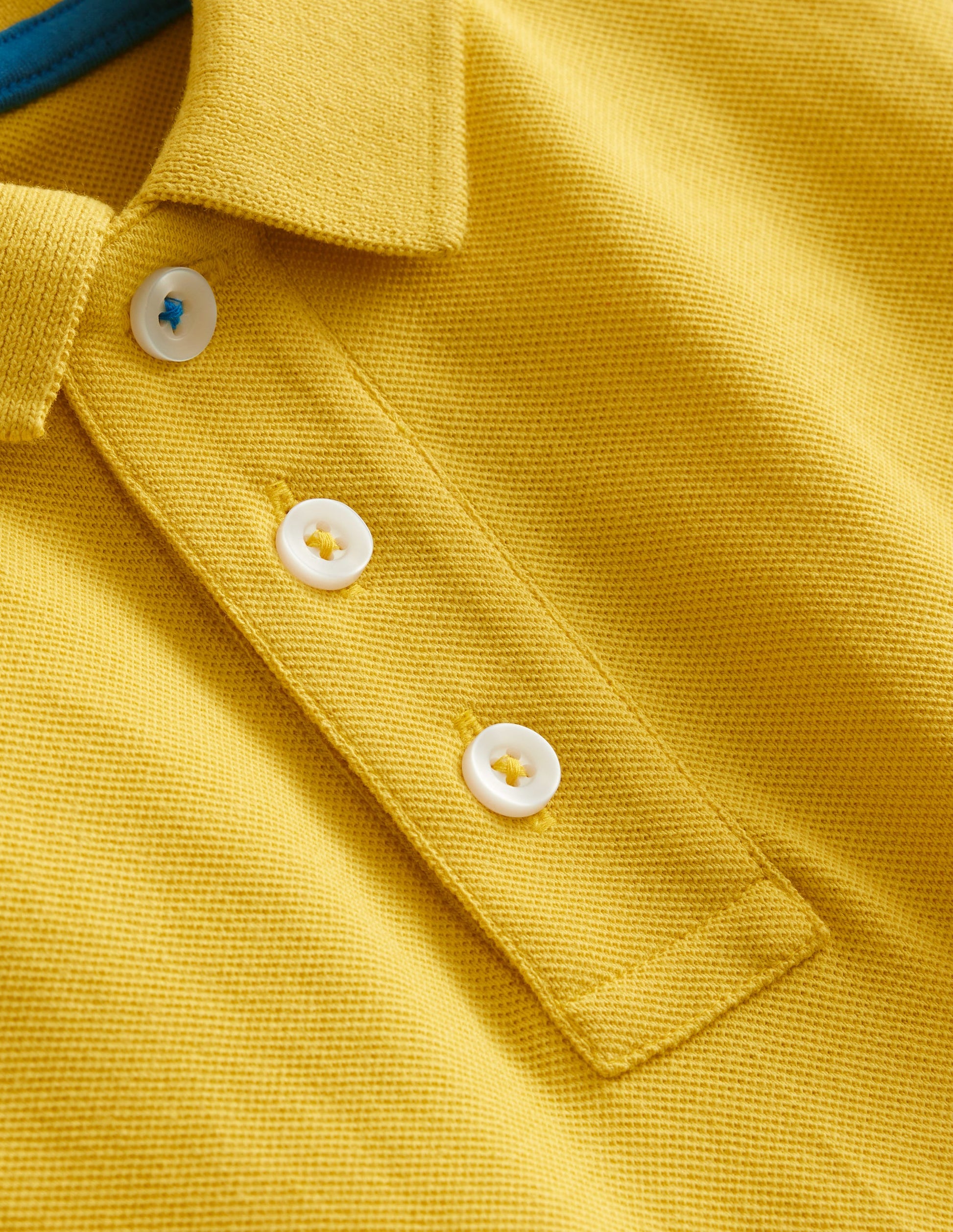 Piqué Polo Shirt-Sweetcorn Yellow-3