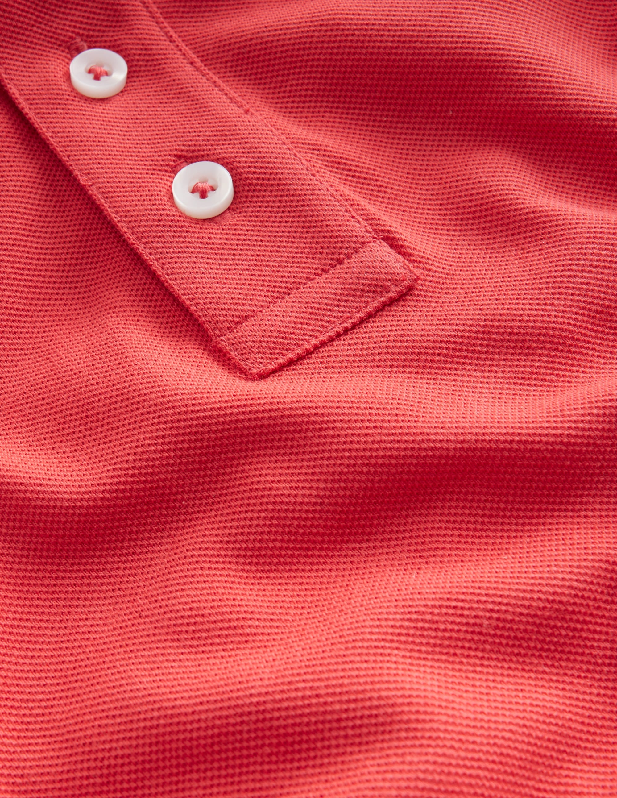 Piqué Polo Shirt-Jam Red - Image 3