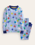 Snug Single Long John Pyjamas-Multi Spot