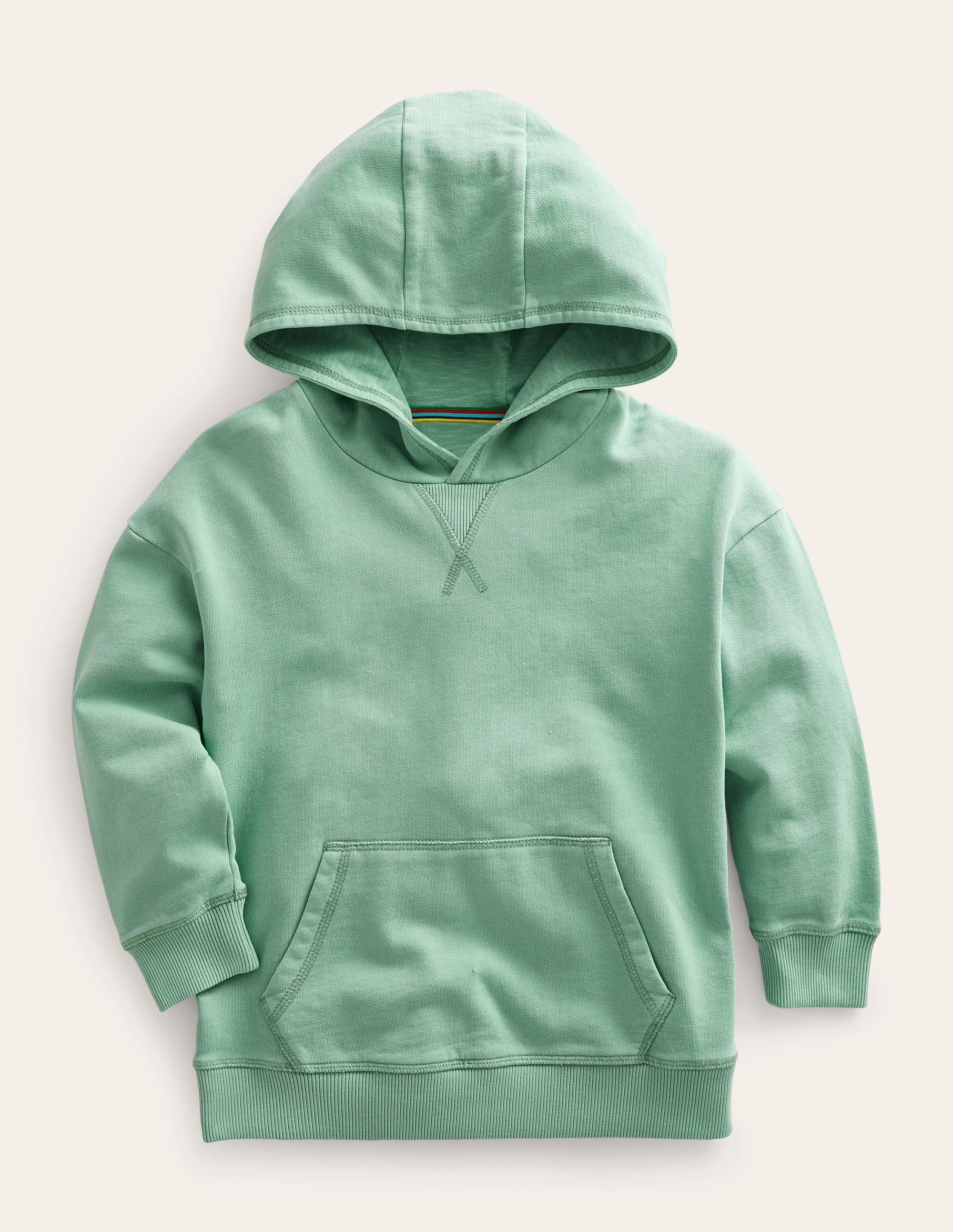 Garment Dye Hoodie-Opal Green - Image 1