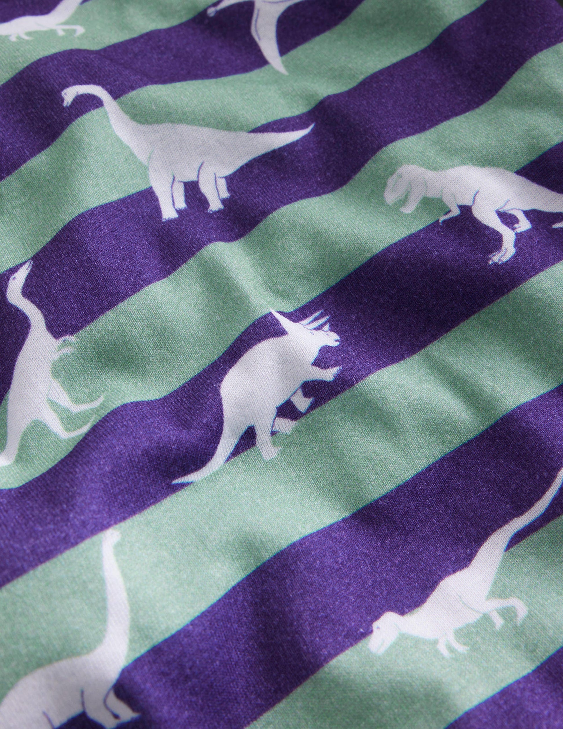 Single Glow-in-the-dark Pyjama-Green Smoke Dinosaurs-3