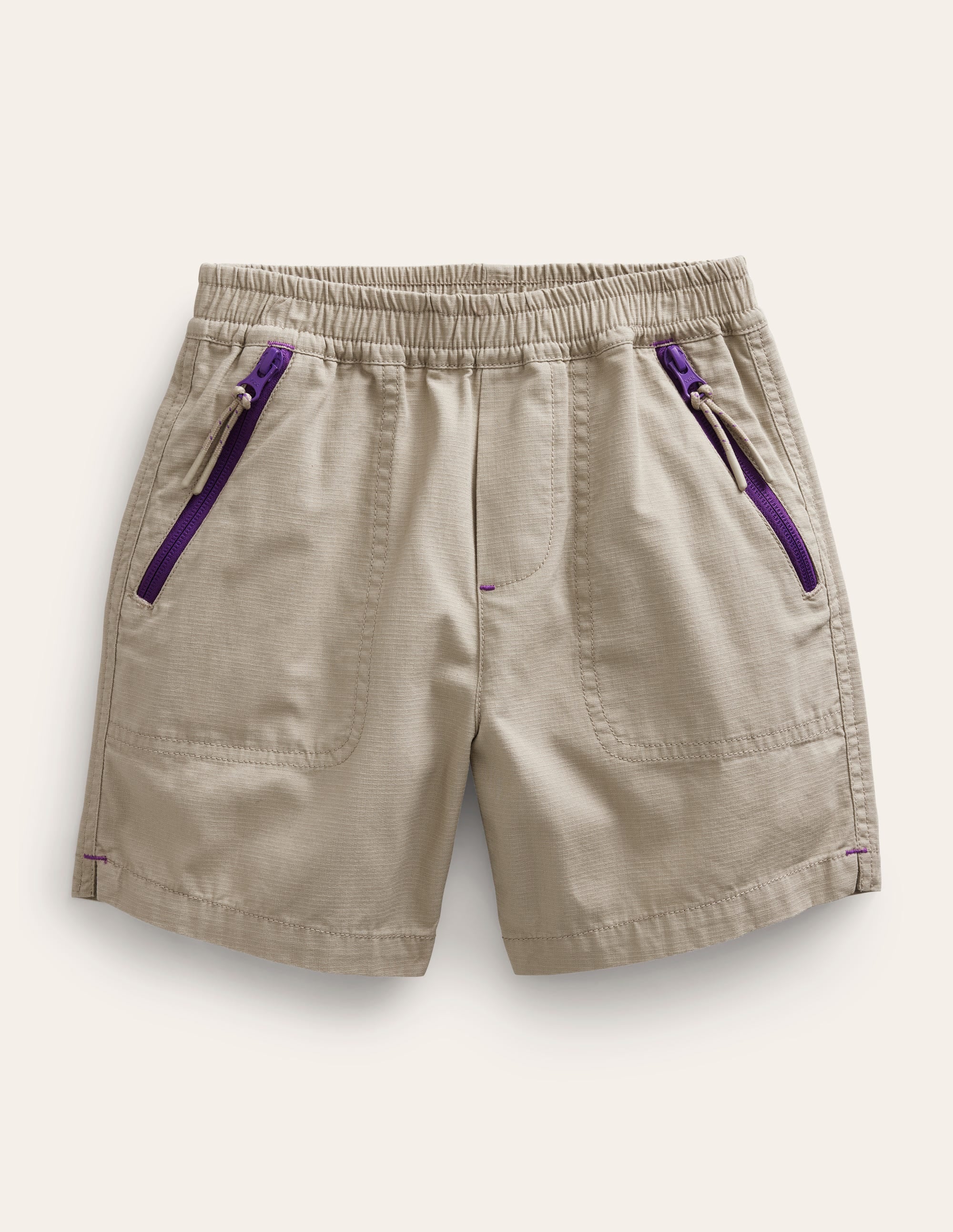 Utility Ripstop Shorts-Stone - Image 1
