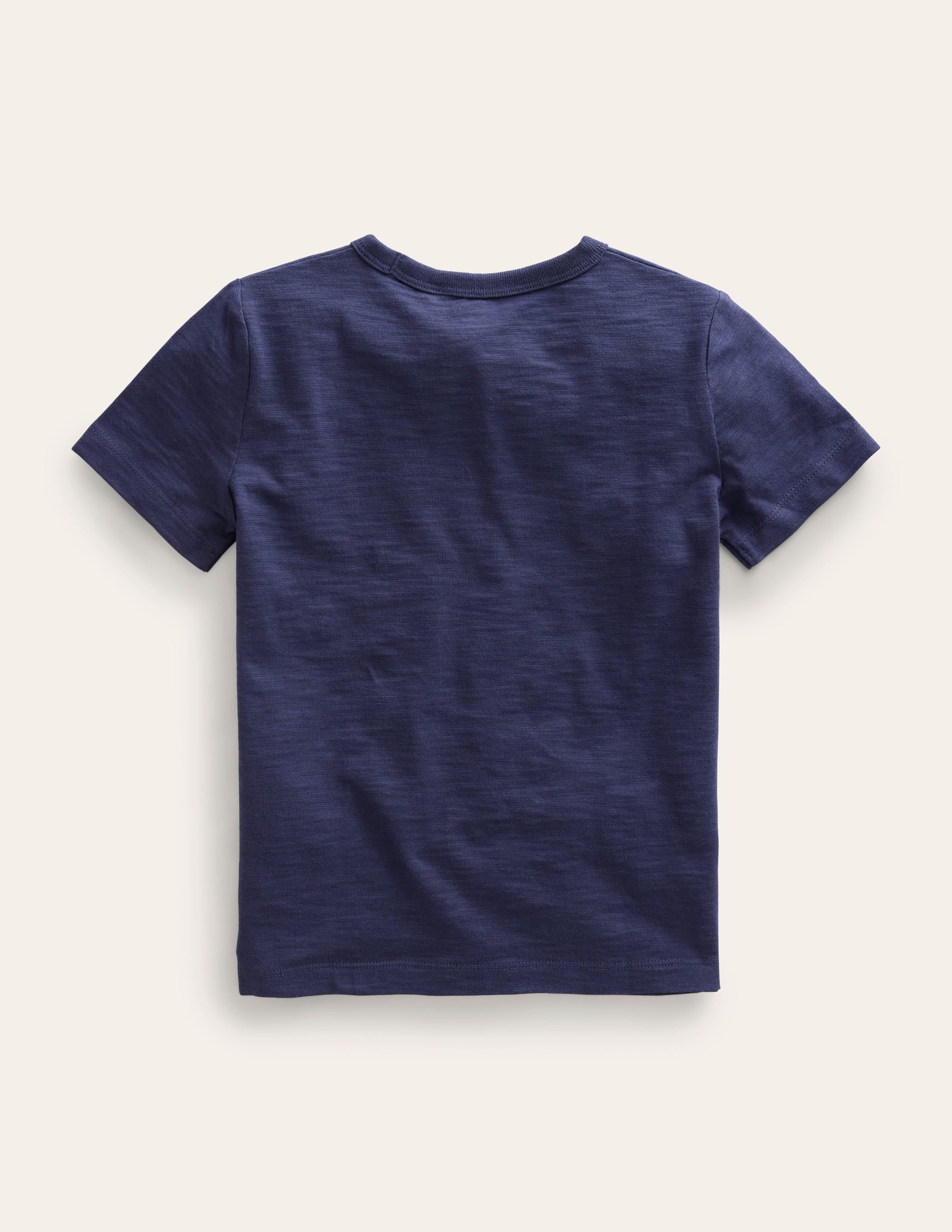 Earth Logo-Print T-Shirt-Bright Navy - Image 2