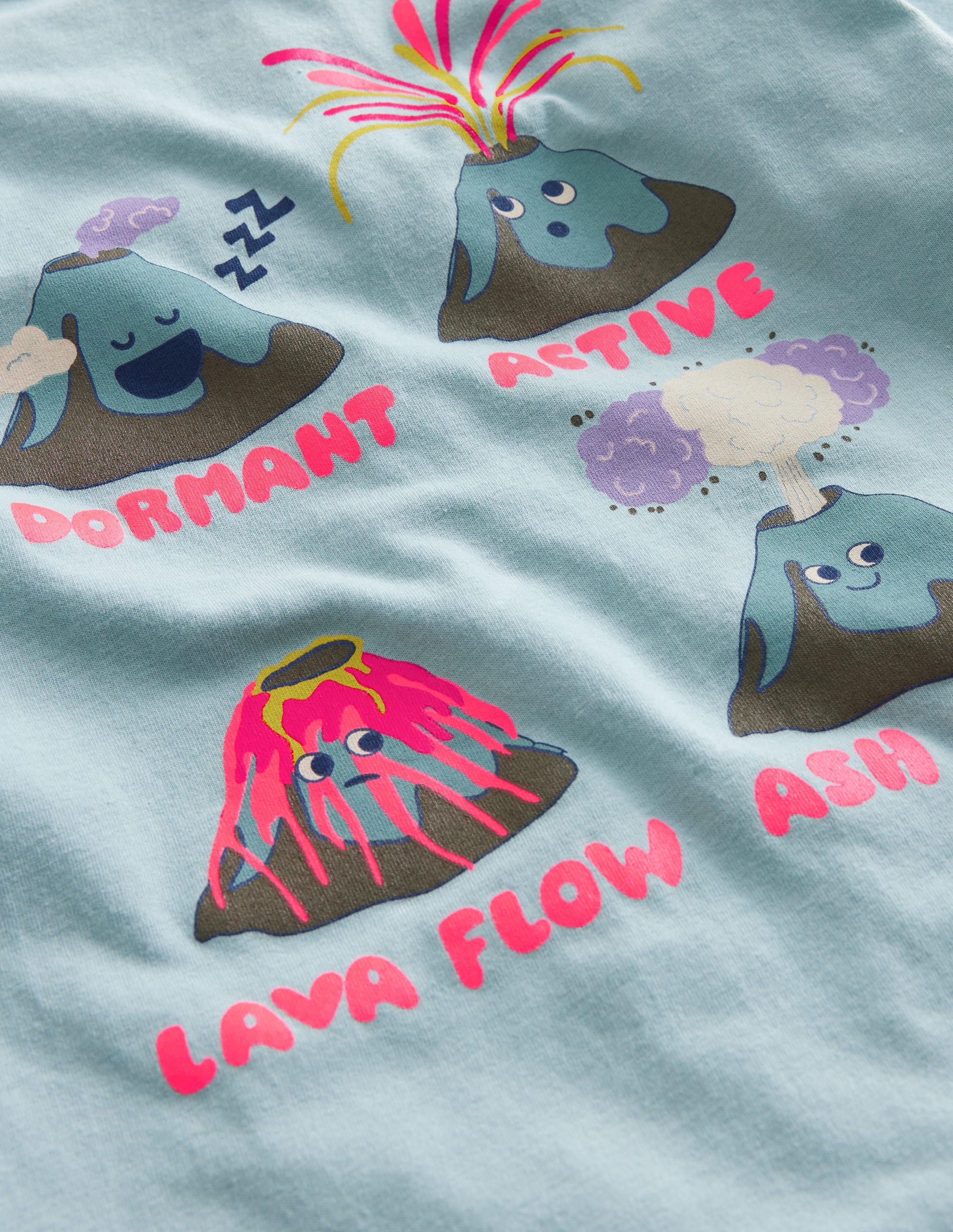 Front & Back T-shirt-Tourmaline Blue Mountain - Image 3
