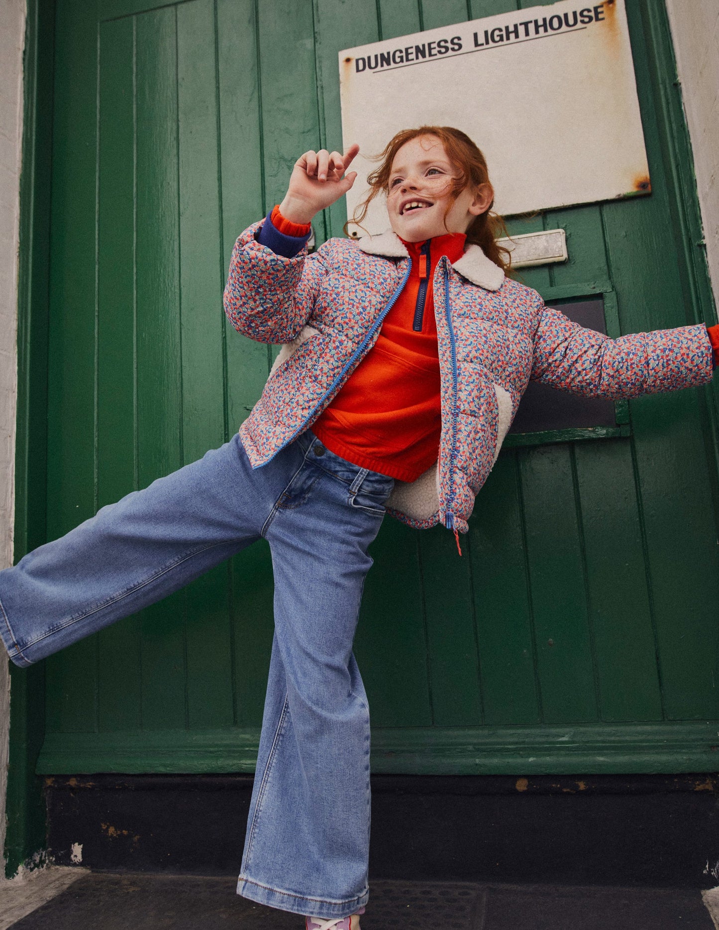 Colourblock Half Zip Sweat-Dahlia Red