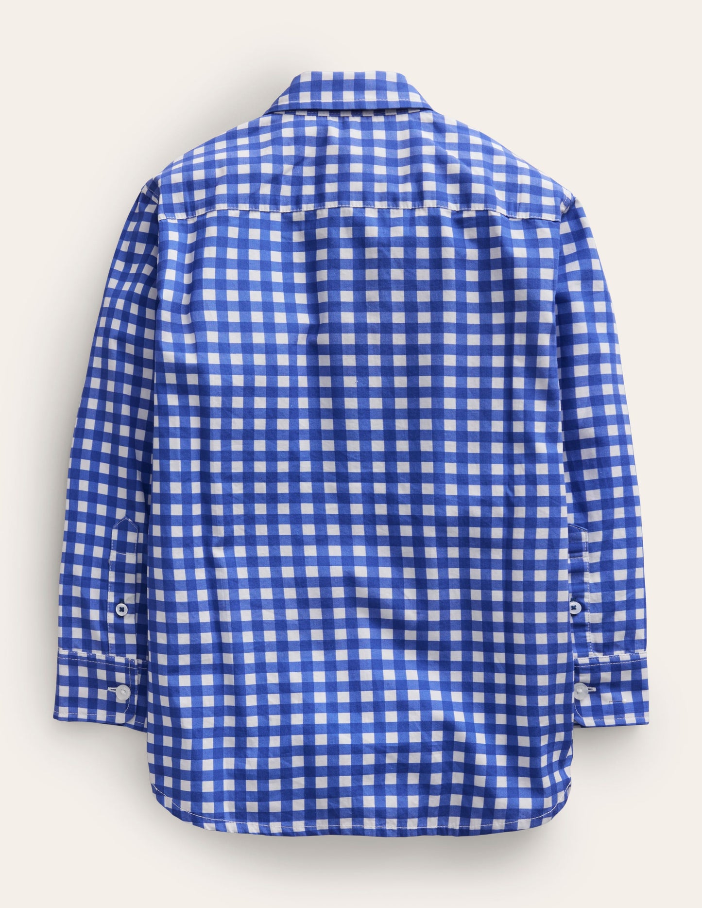 Cotton Shirt-Blue Gingham