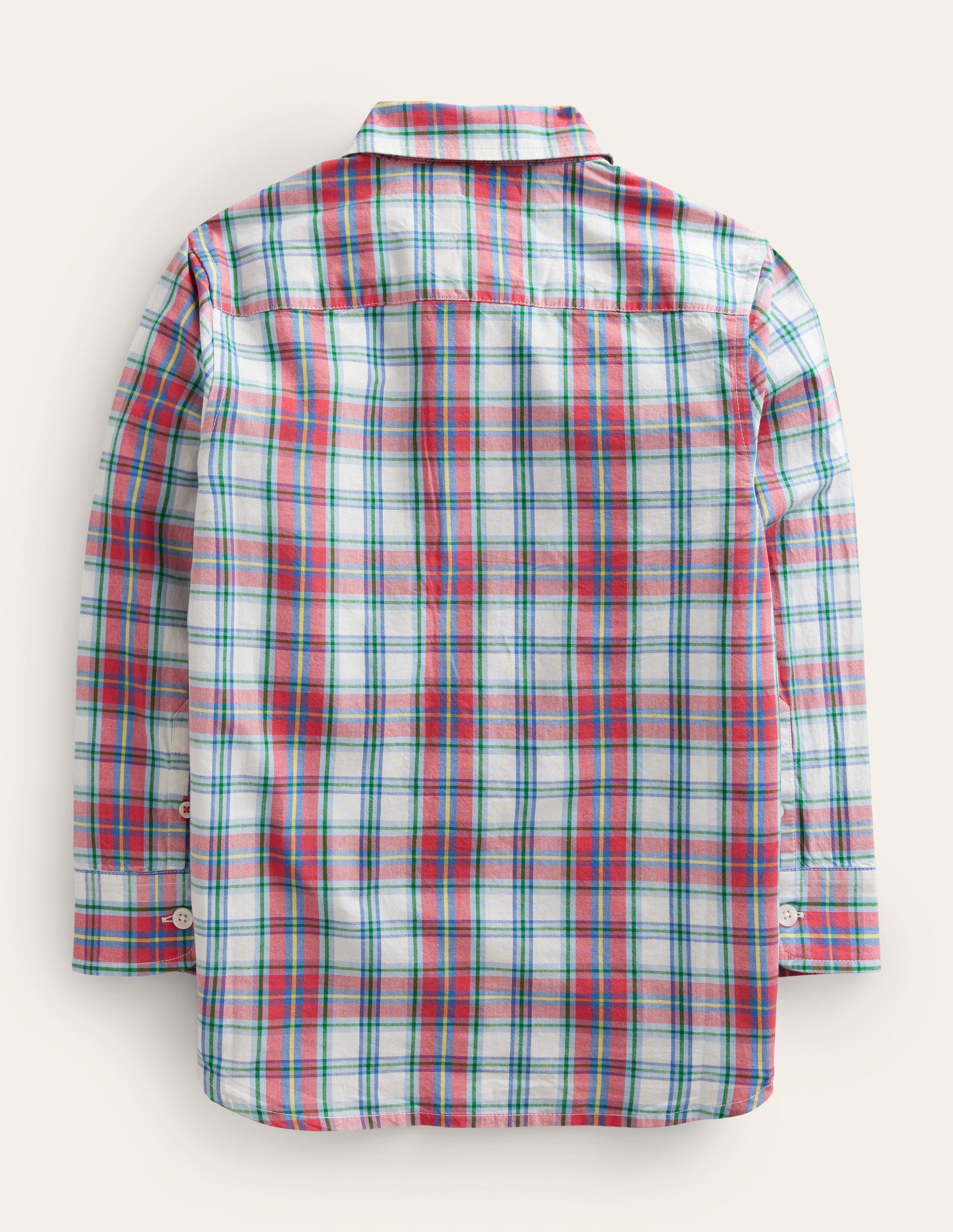 Cotton Shirt-Red Check-2