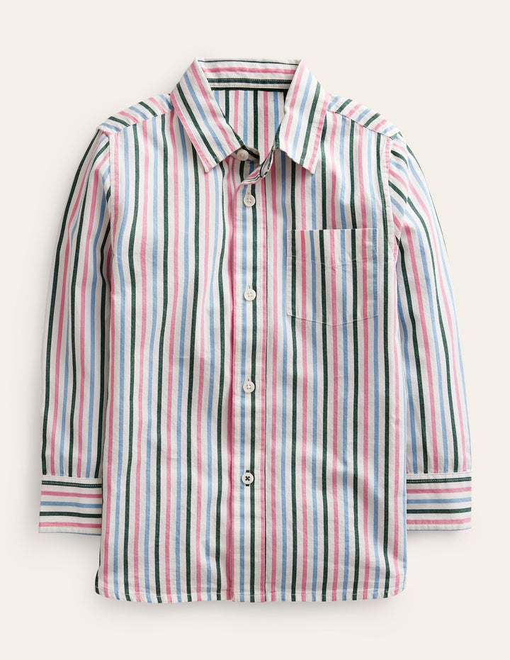 Cotton Shirt-Multi Stripe