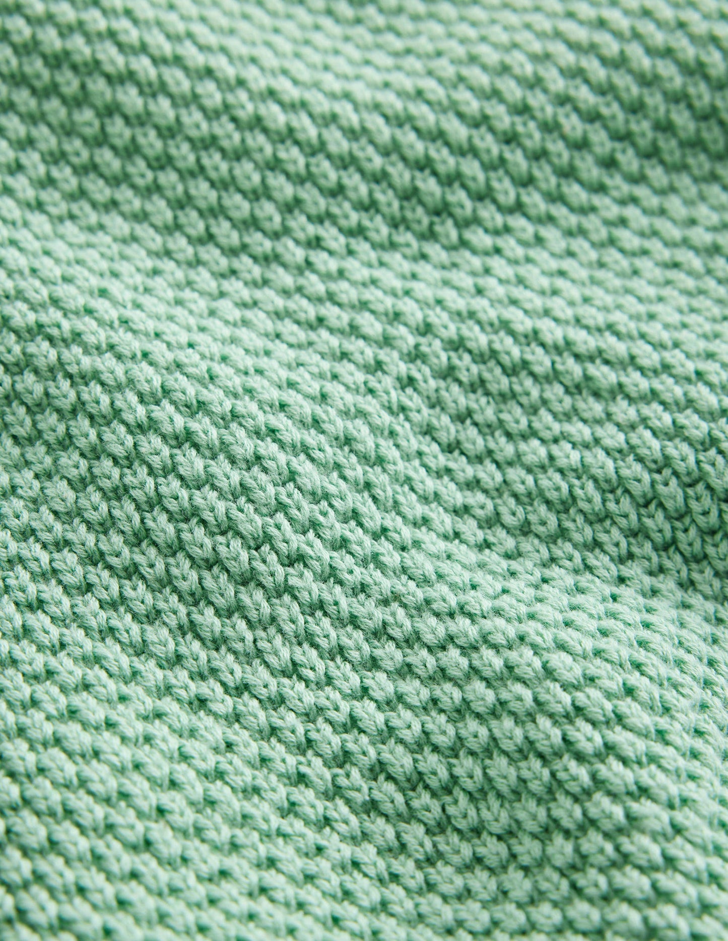Chunky Cotton Jumper-Opal Green