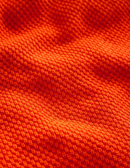 Chunky Cotton Jumper-Mandarin Orange-3