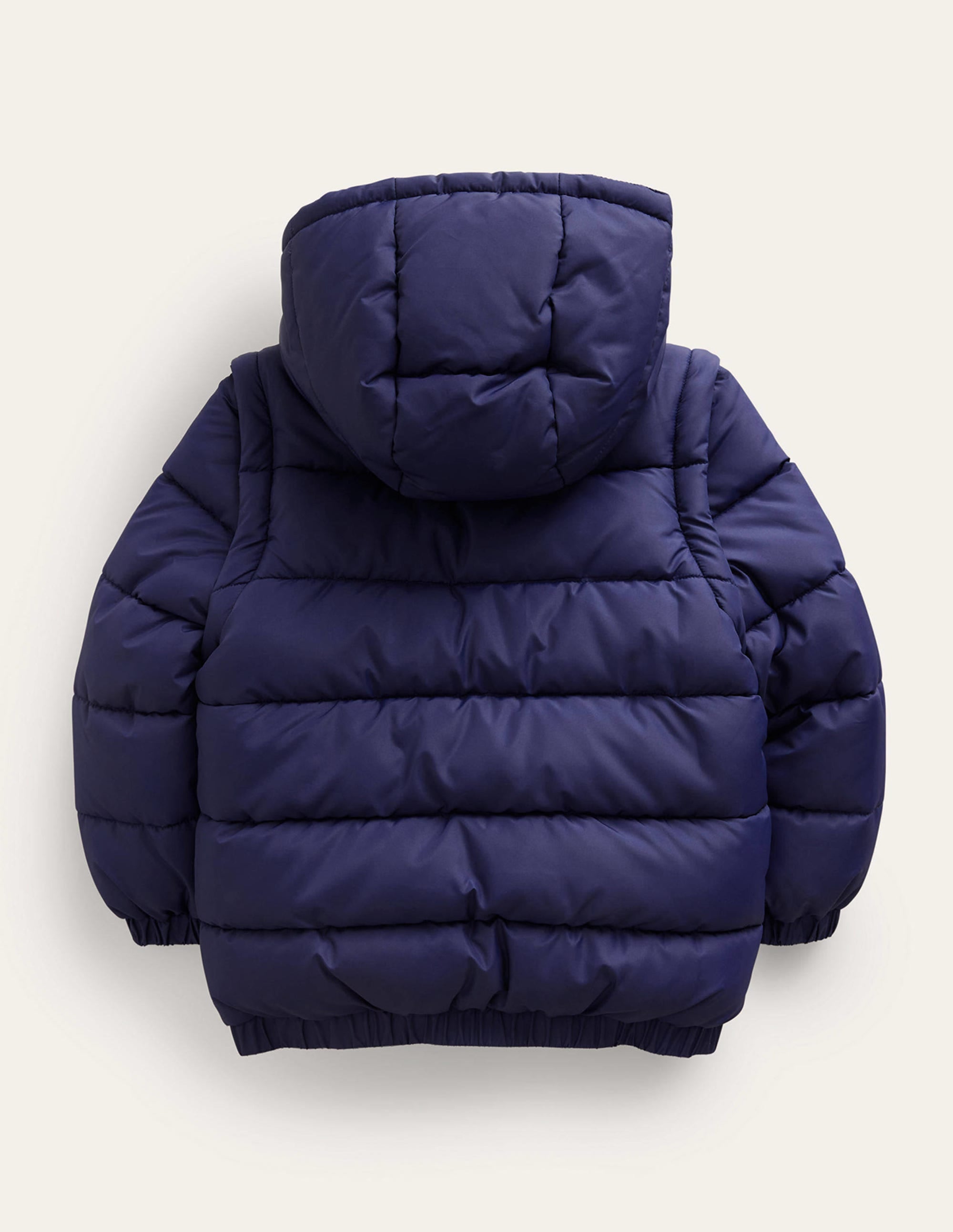 2-in-1 Padded Coat-French Navy - Image 2