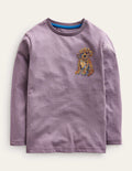Superstitch Logo T-shirt-Grey Dog