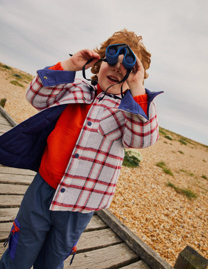 Reversible Quilted Shacket-College Navy-2