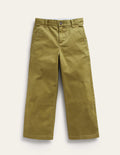 Straight Leg Chinos-Green Olive
