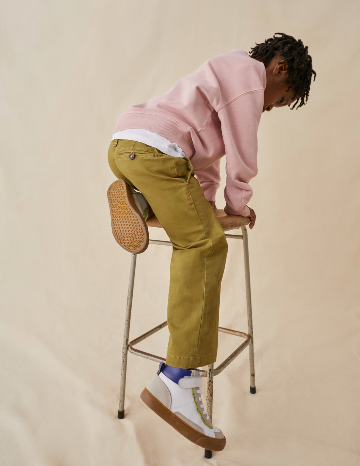 Straight Leg Chinos-Green Olive - Image 5