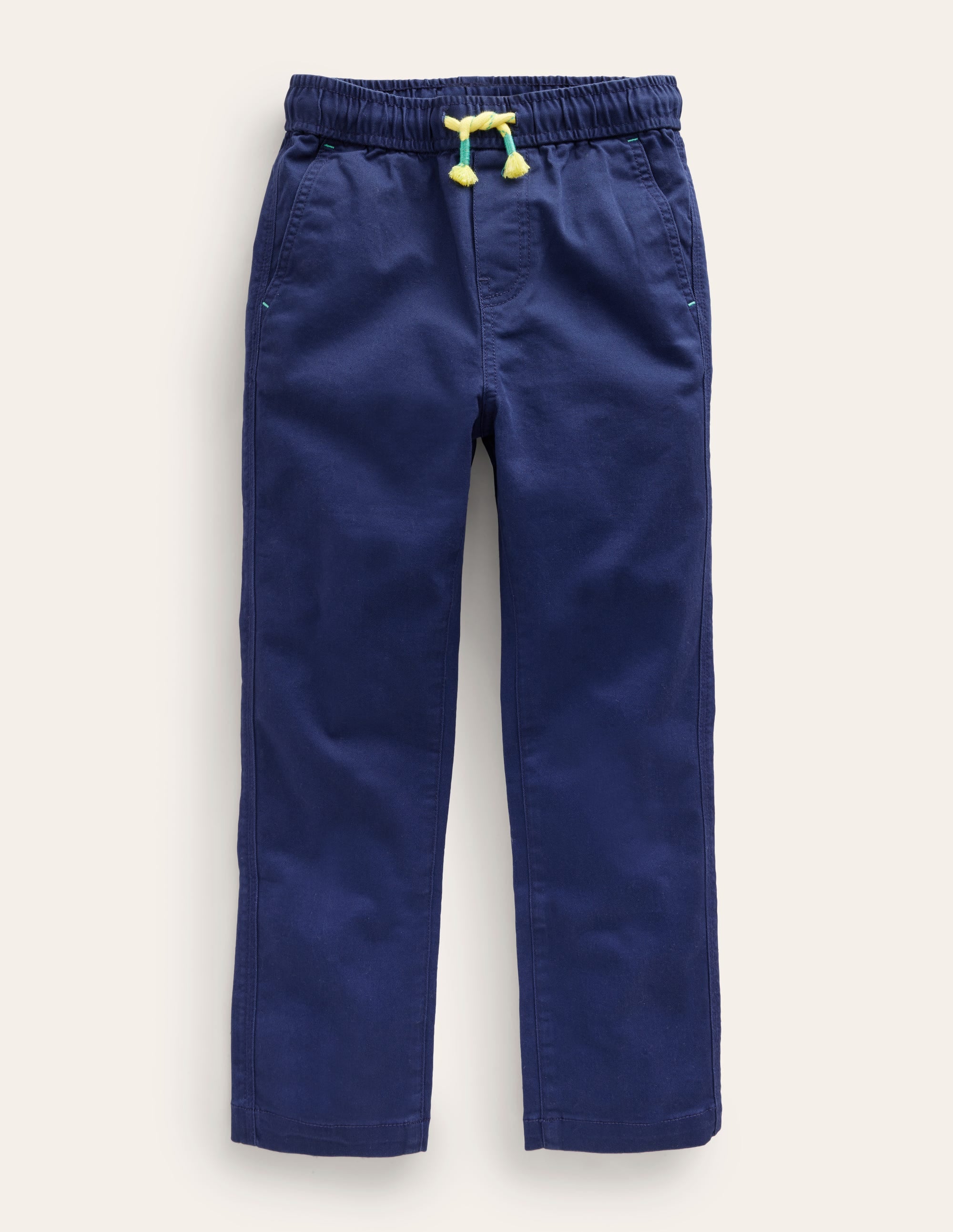 Slim Pull-On Trousers-College Navy Cord - Image 1