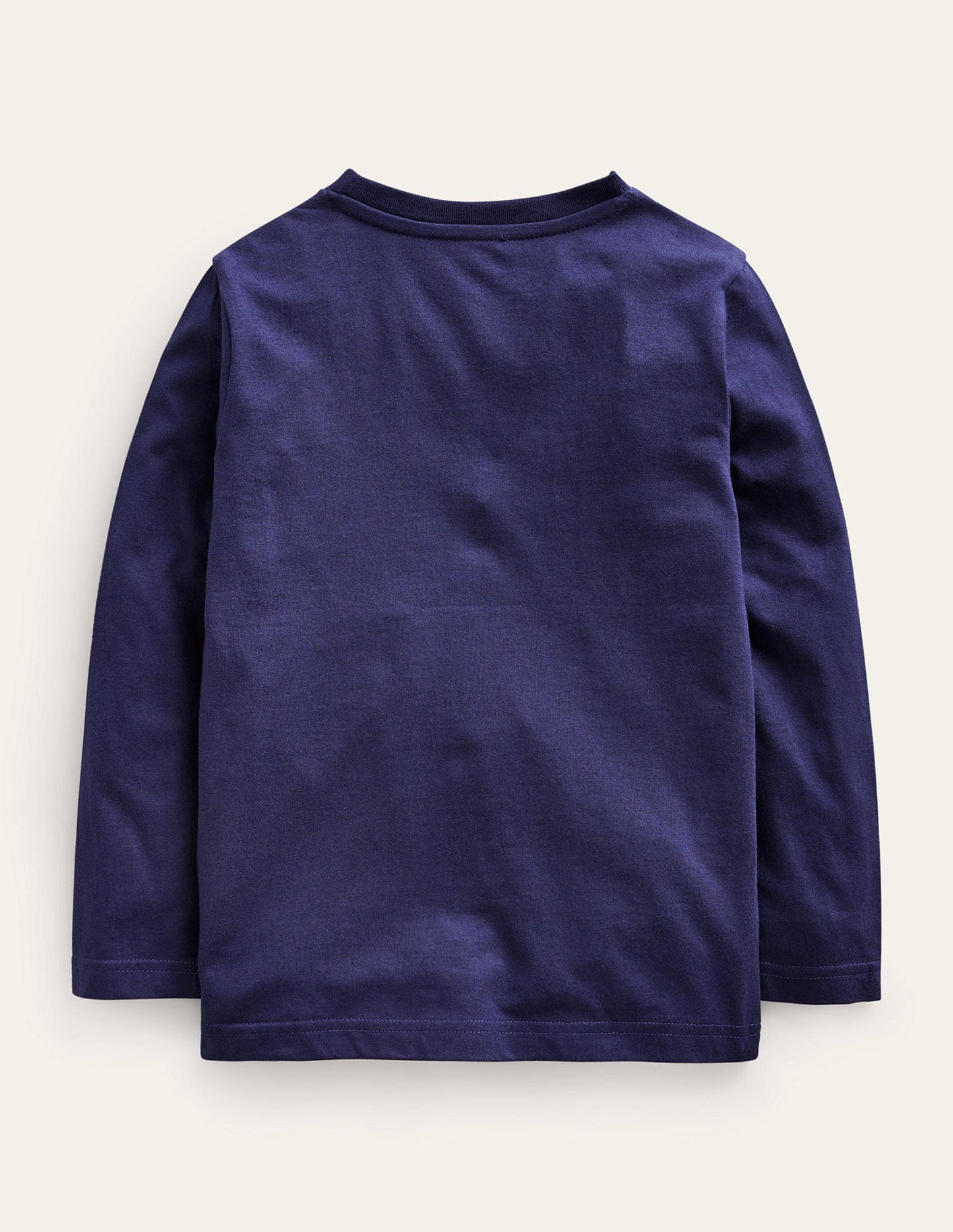 Dinosaur Appliqué T-shirt-College Navy Dino