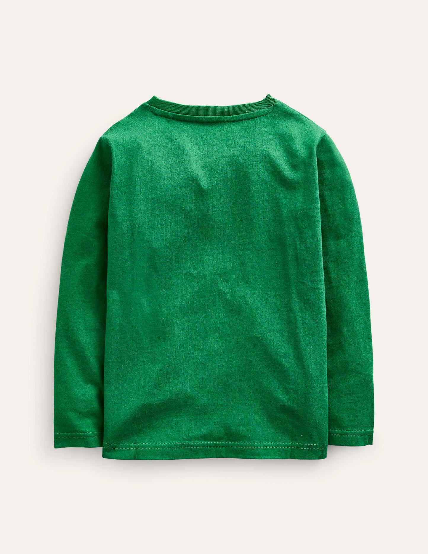 Cross Stitch Dino T-shirt-Deep Green Dinosaur