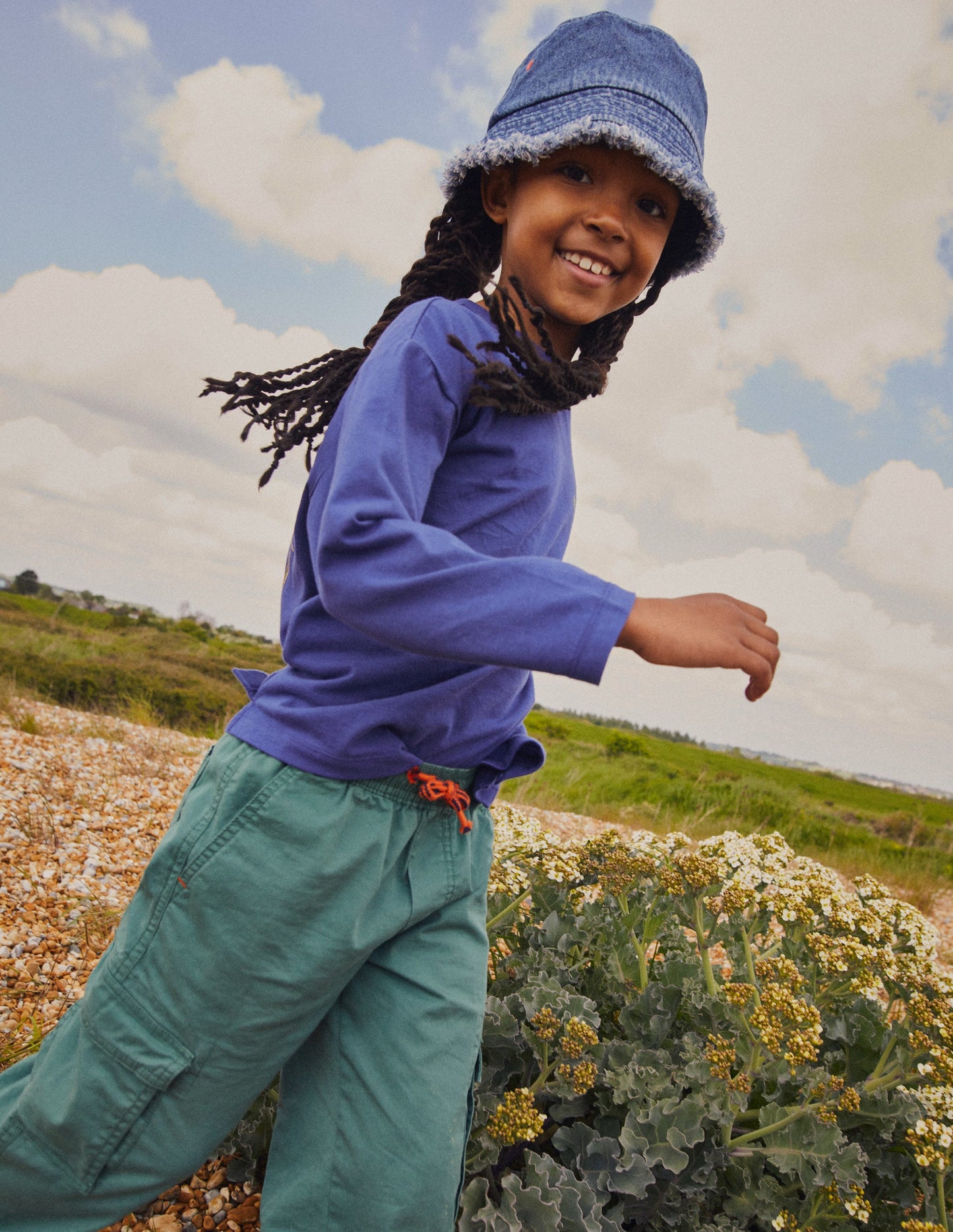 Bucket Hat-Mid Denim