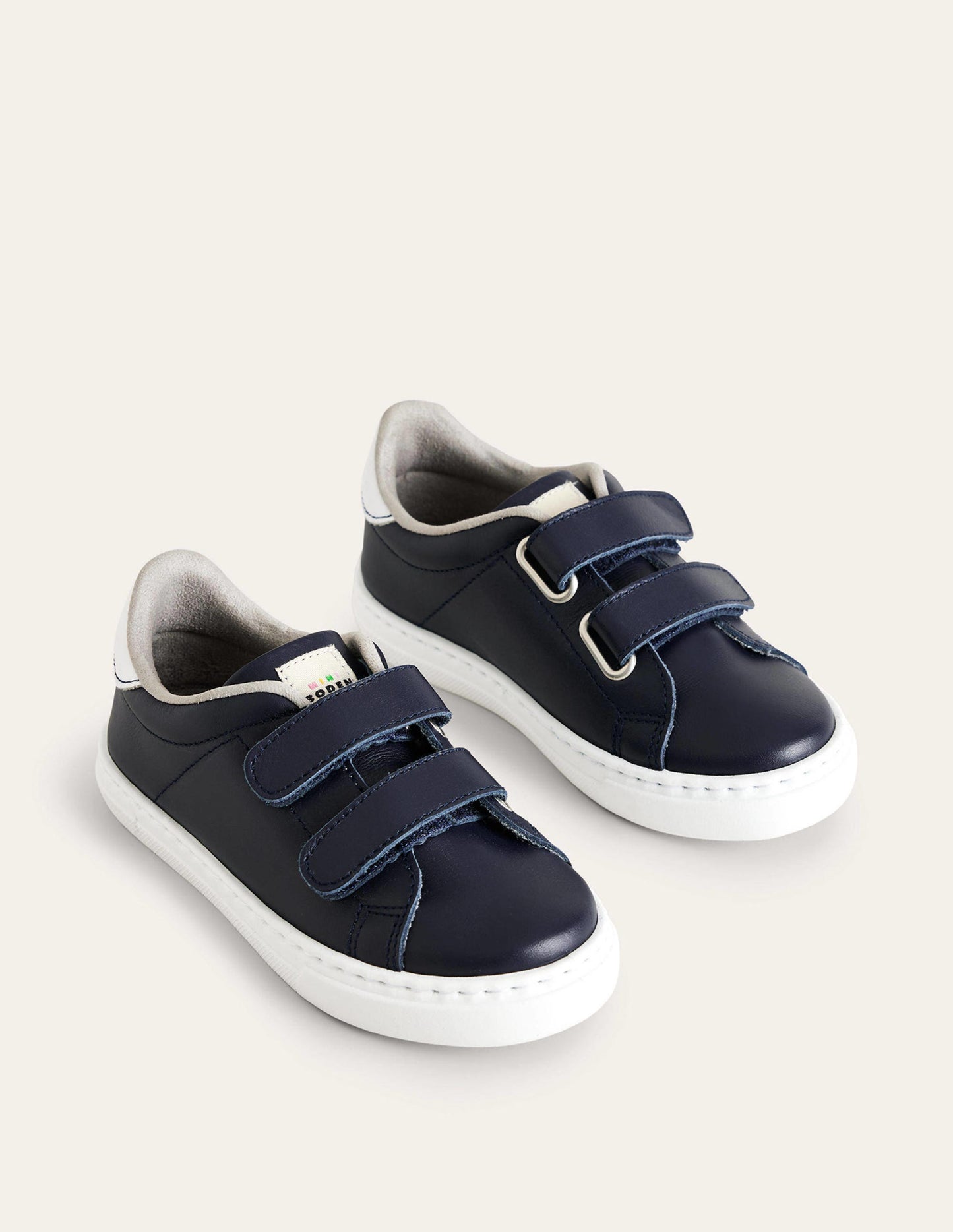 Double Strap Low Tops-Navy
