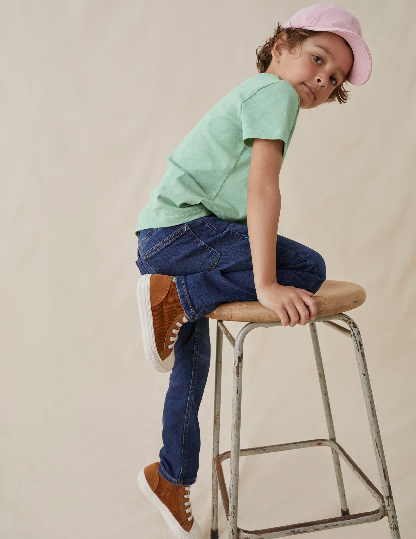 Corduroy High Tops-Brown