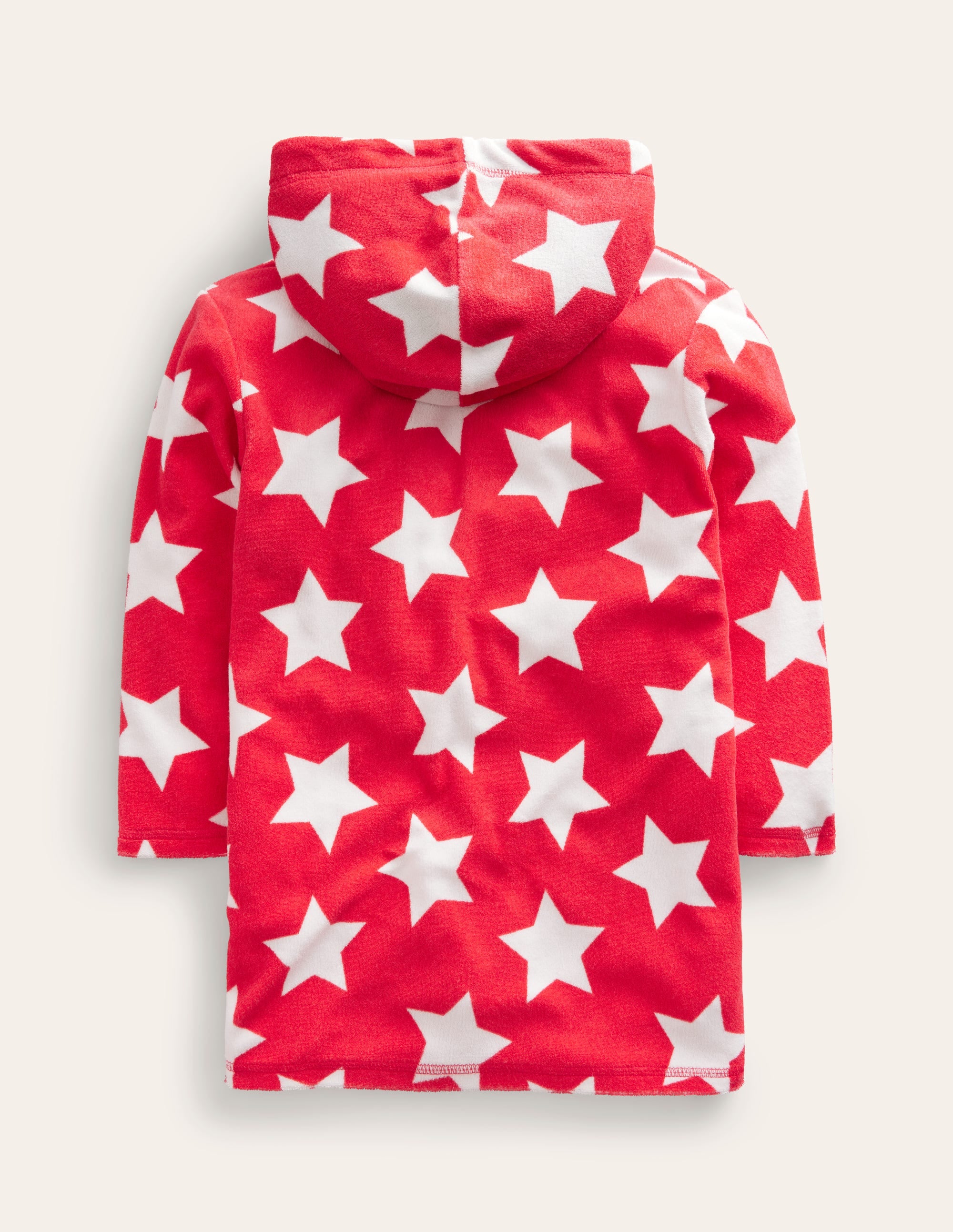 Towelling Throw-on-Red Star - Image 2