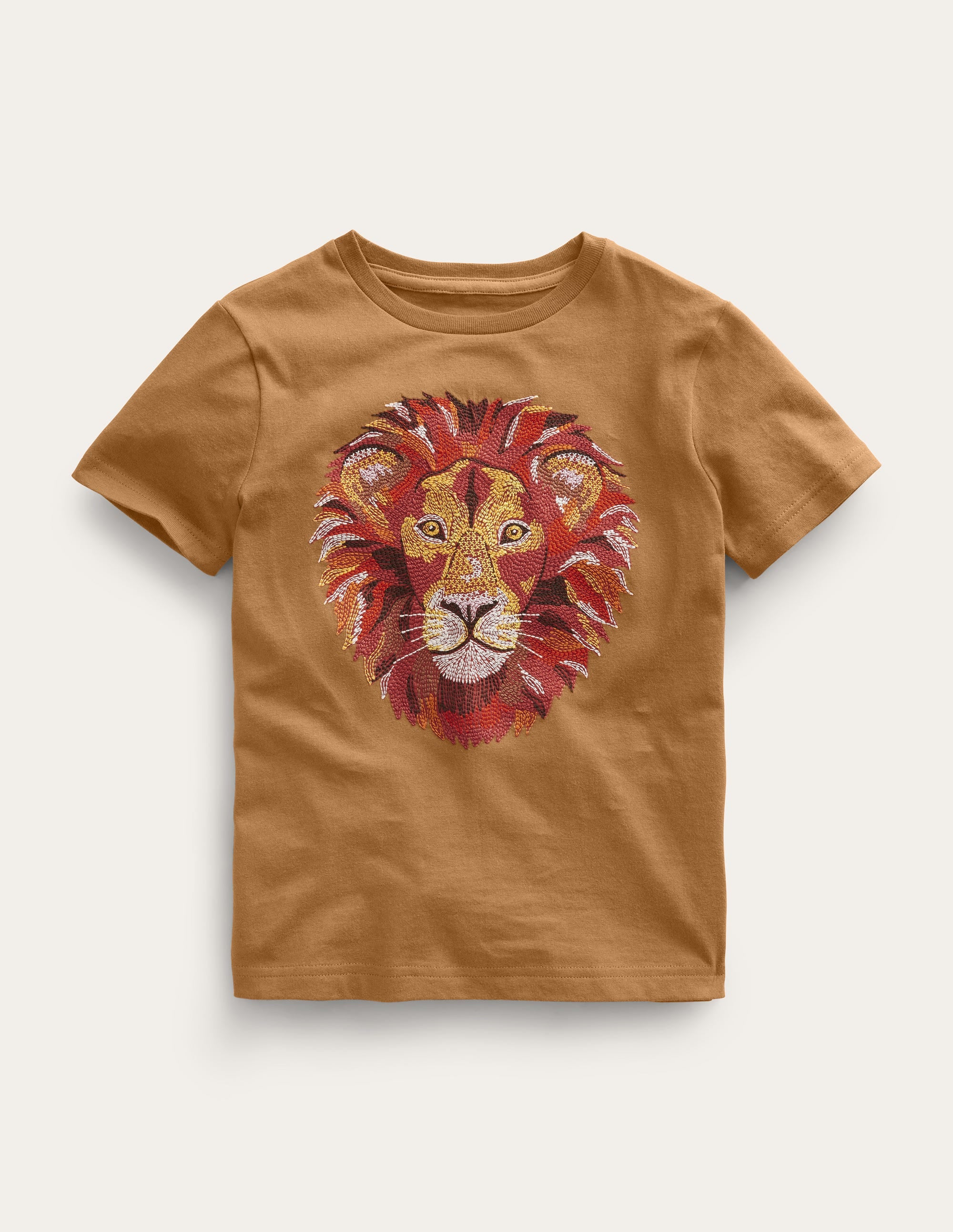Superstitch T-shirt-Butterscotch Brown - Image 1
