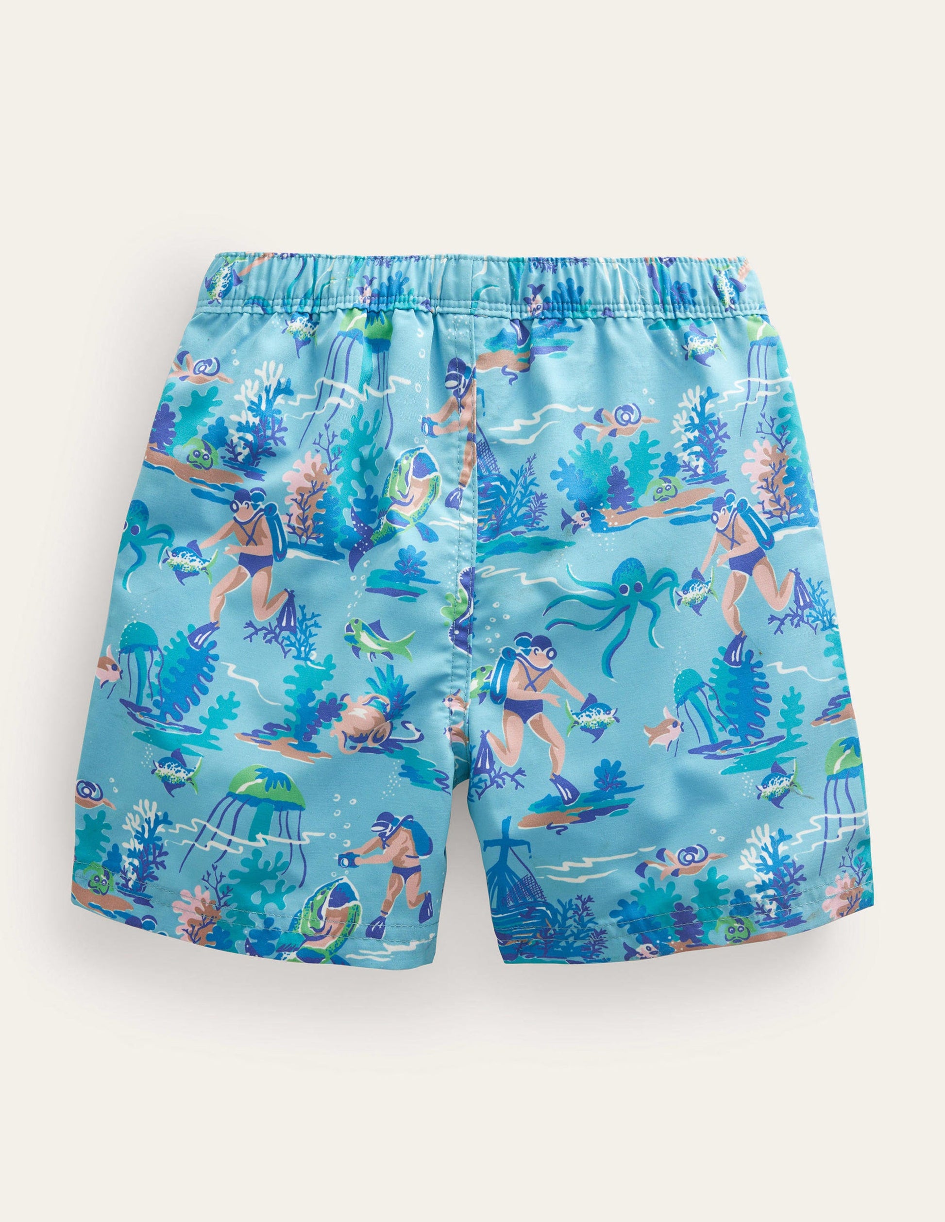 Swim Shorts-Blue Aqua Sea Divers-2