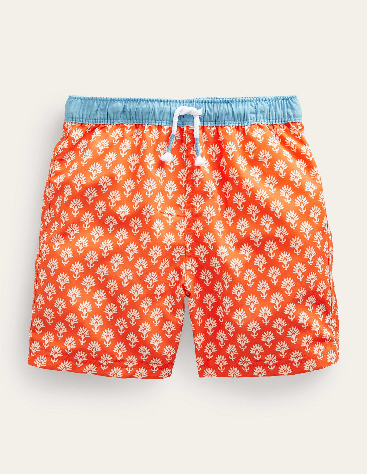 Swim Shorts-Fire Woodblock-1