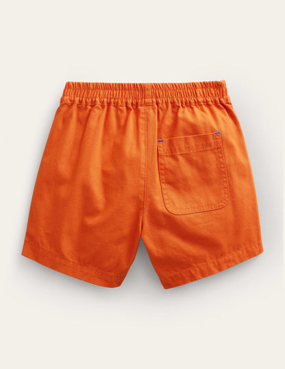 Utility Ripstop Shorts-Kumquat Orange-3