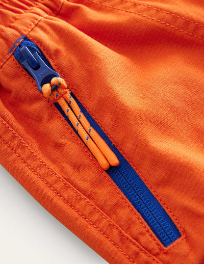 Utility Ripstop Shorts-Kumquat Orange-4