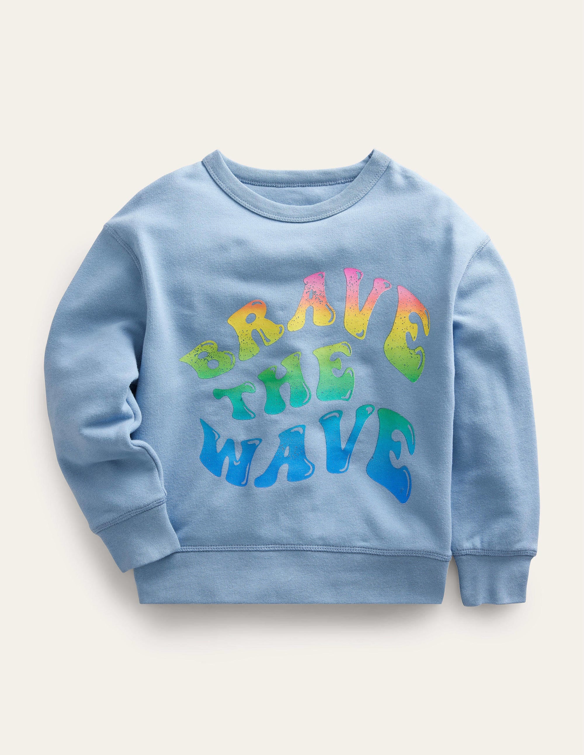 Logo Sweatshirt-Pebble Blue - Image 1