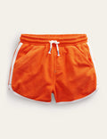 Retro Jersey Shorts-Fire Opal Orange