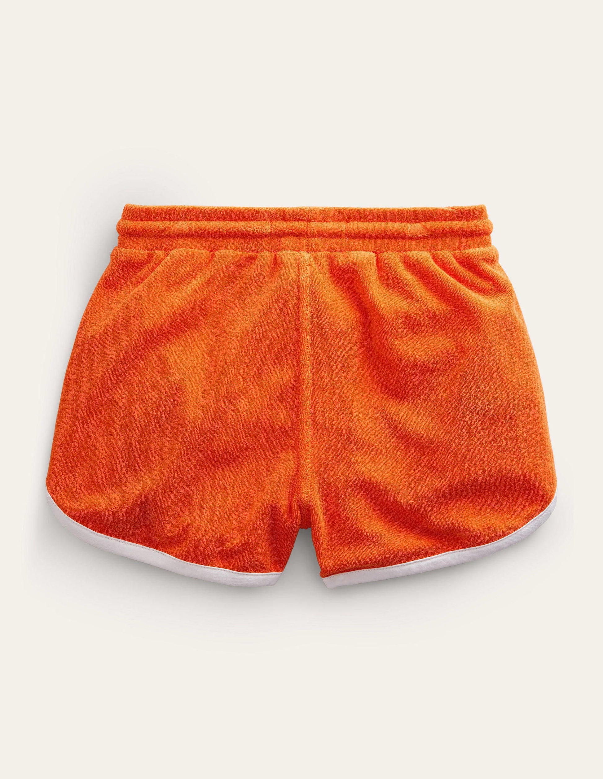 Retro Jersey Shorts-Fire Opal Orange-2