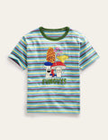 Relaxed Printed T-Shirt-Multi Mushroom