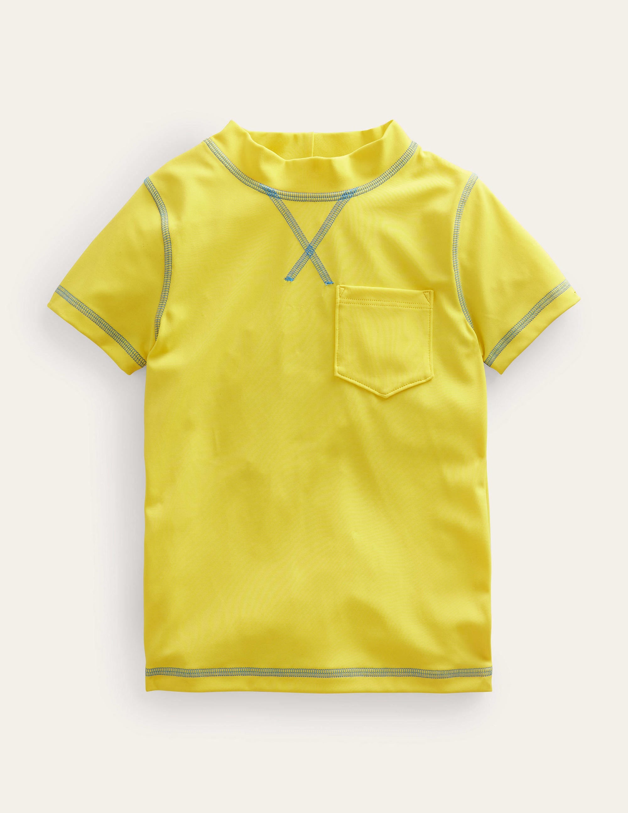 Short Sleeve Rash Vest-Gooseberry Yellow - Image 1