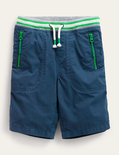 Adventure Shorts-Robot Blue-1
