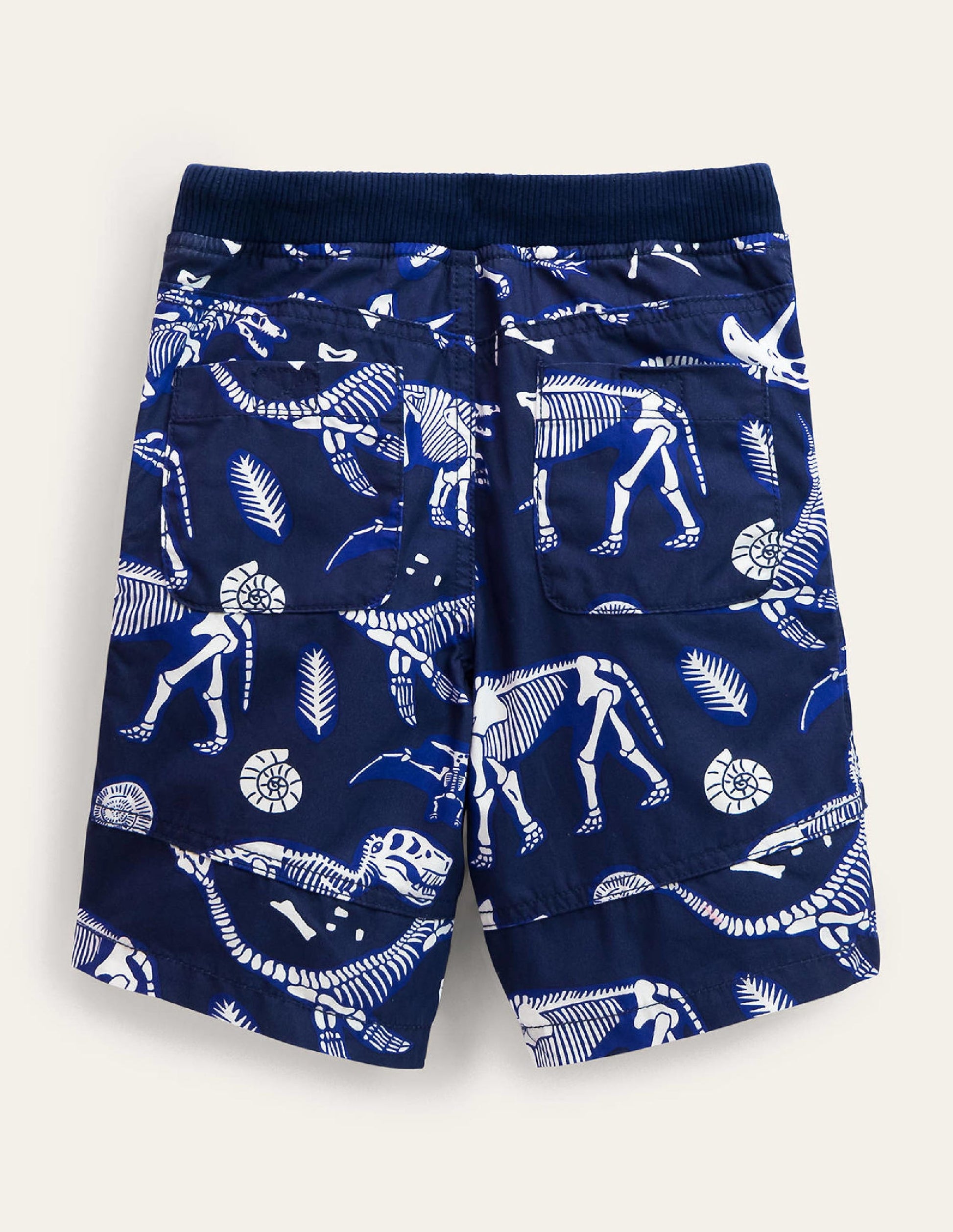 Adventure Shorts-Starboard Blue Dino Skeletons-2