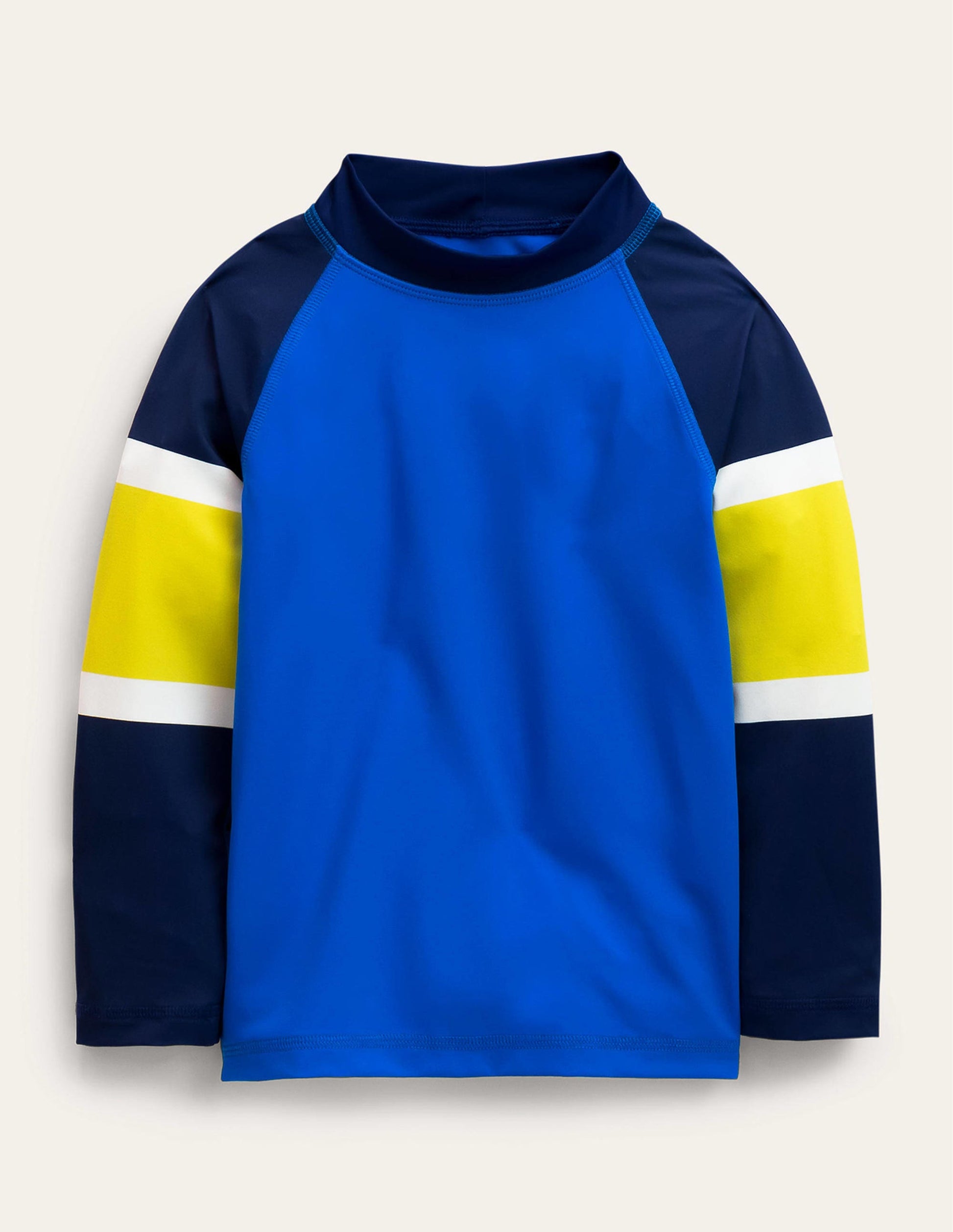 Rash Vest-Blue Colourblock-1