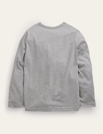 Crocodile T-shirt-Grey Marl Crocodiles-2