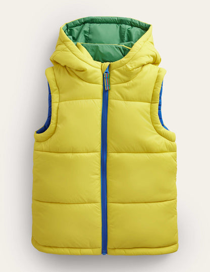 Padded Gilet-Sweetcorn Yellow-1