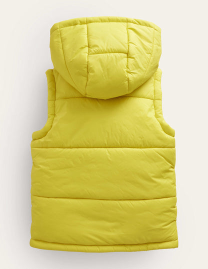 Padded Gilet-Sweetcorn Yellow-2