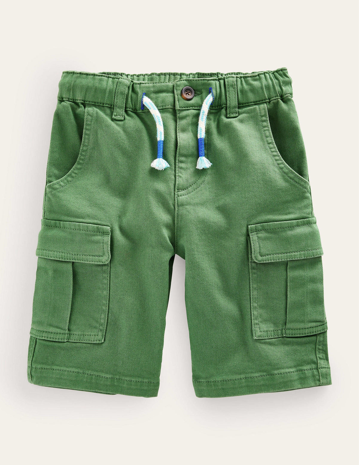 Garment Dye Cargo Shorts-Safari Green - Image 1