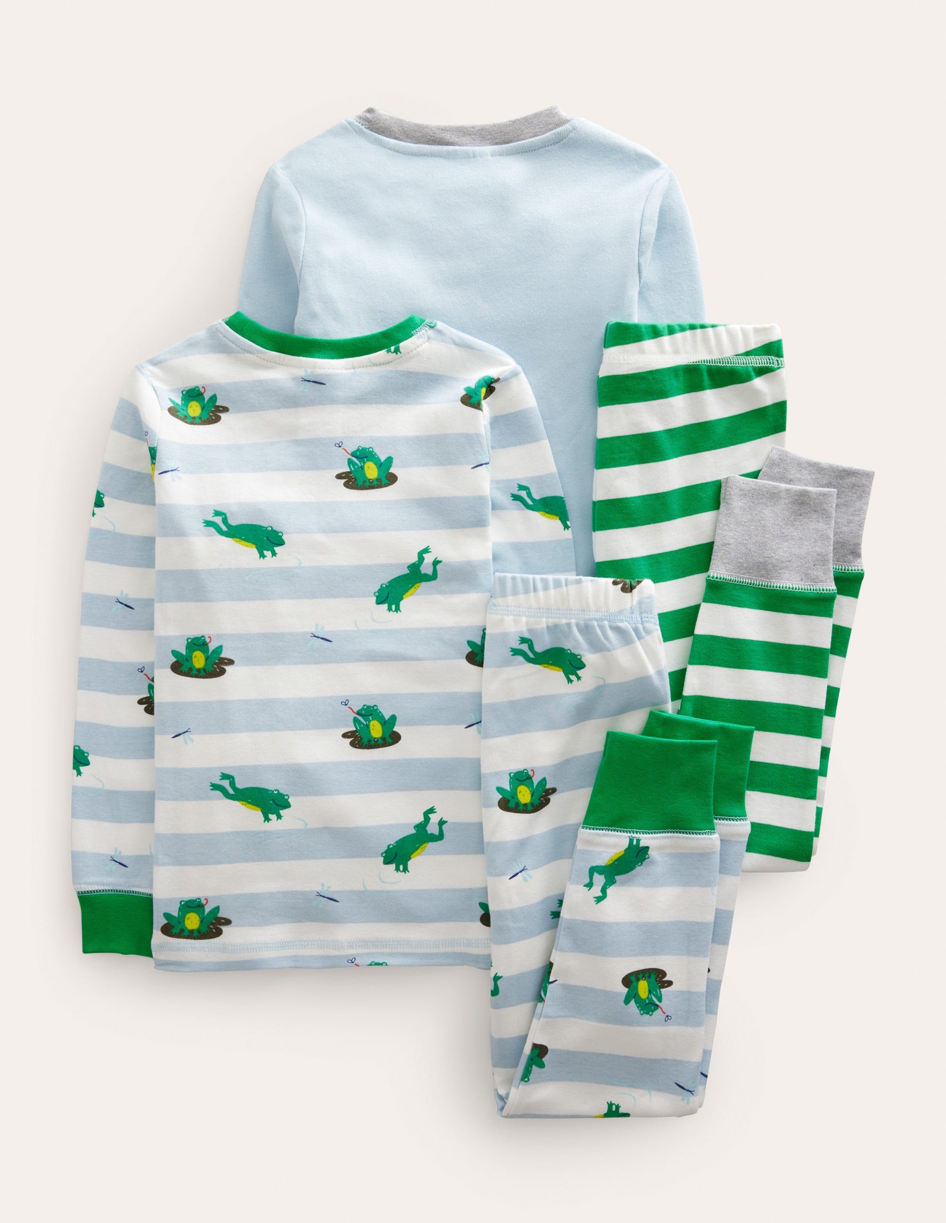 Snug Twin Pack Long Pyjamas-Surf Frog-2