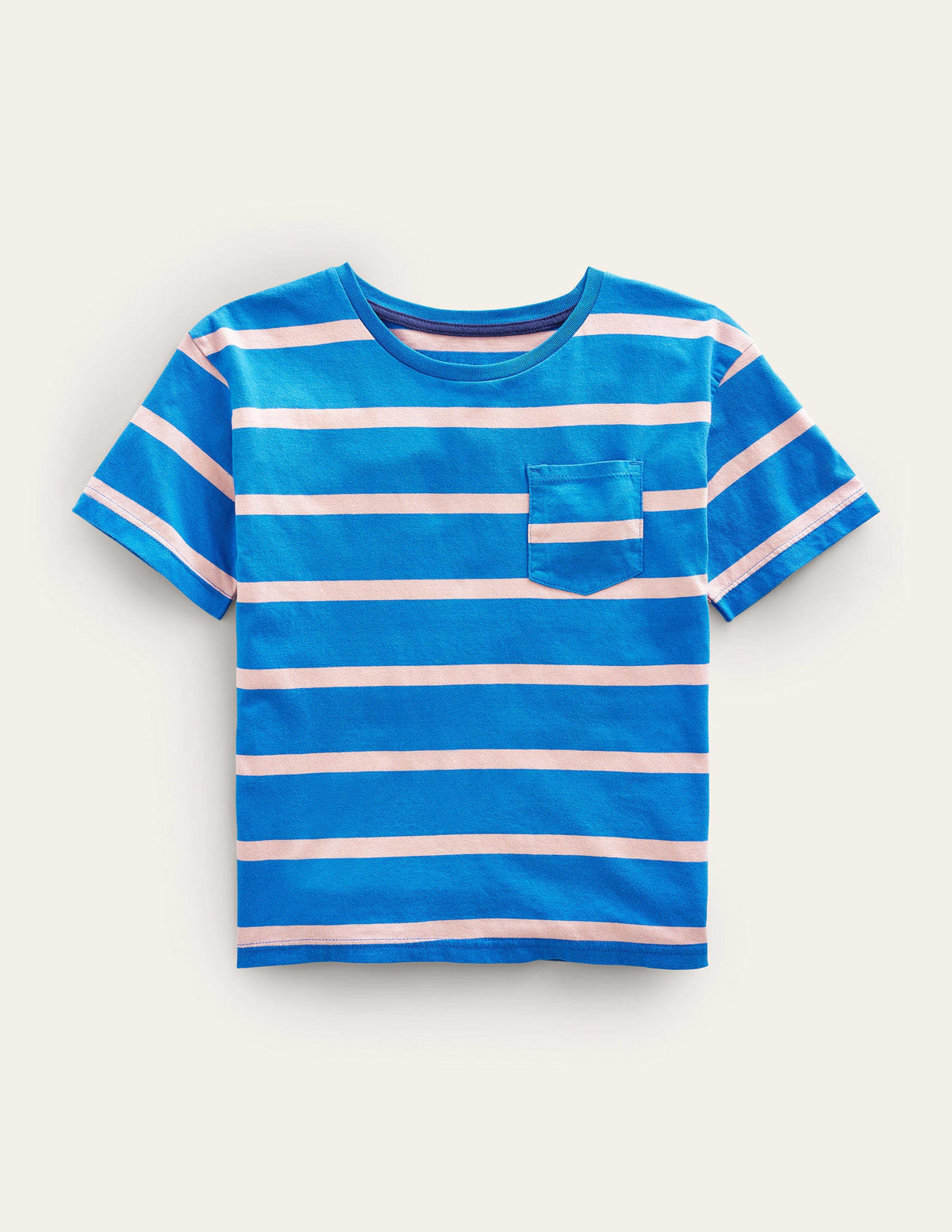 Relaxed T-shirt-Provence Blue/Pink-1