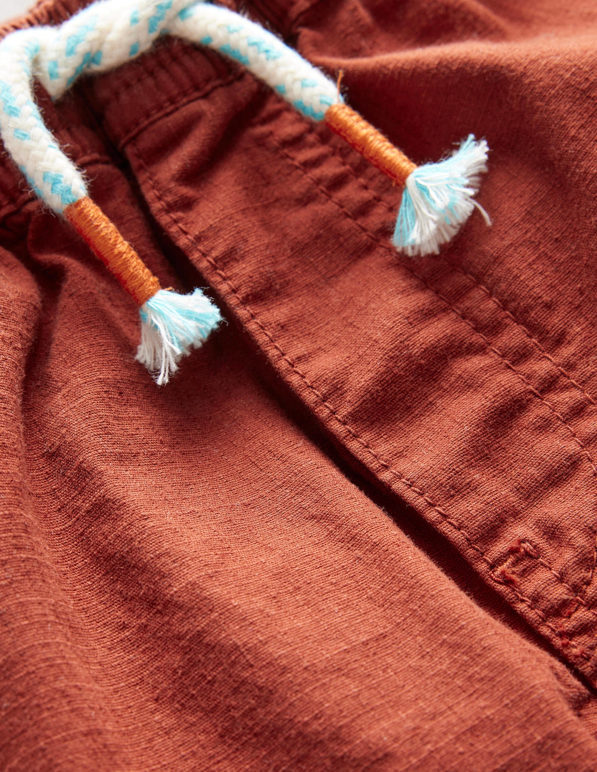 Cargo Pull-on Trousers-Roasted Chestnut - Image 3
