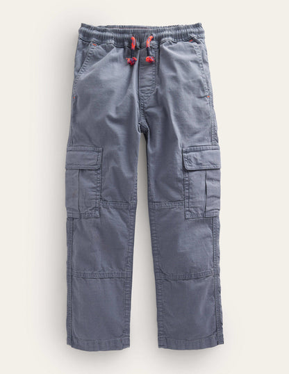 Cargo Pull-on Trousers-Cobble Grey-1