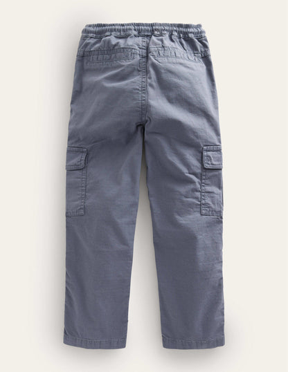 Cargo Pull-on Trousers-Cobble Grey-2