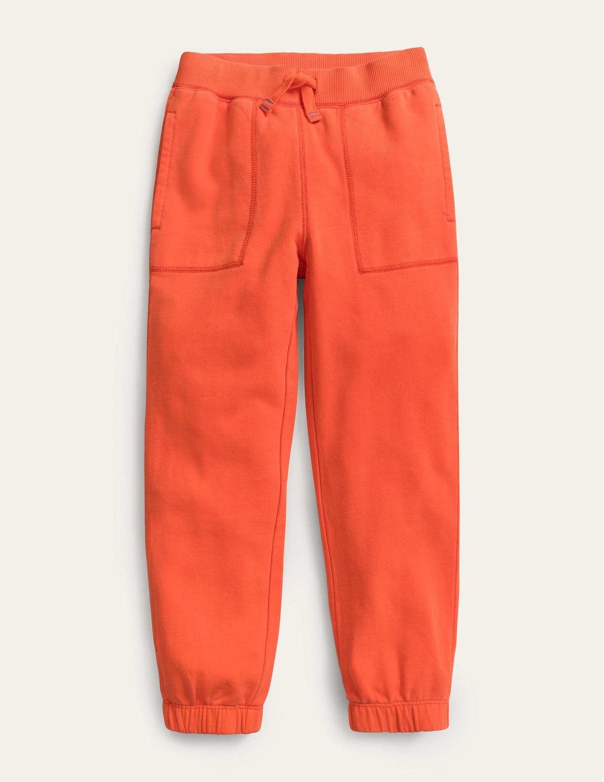 Garment Dye Track Joggers-Mandarin Orange-1